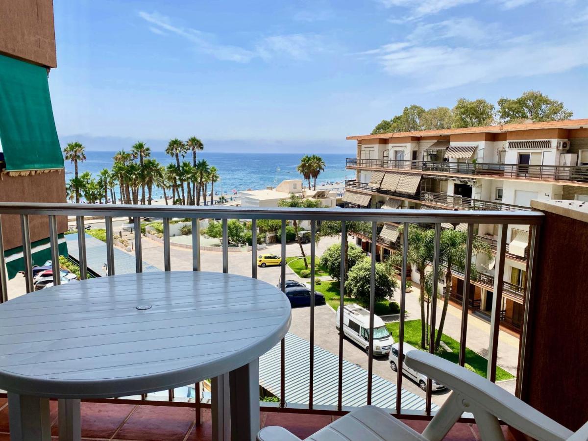 Genial Apartamento En 1A Linea De Playa Con Piscina อัลมูเญการ์ ภายนอก รูปภาพ