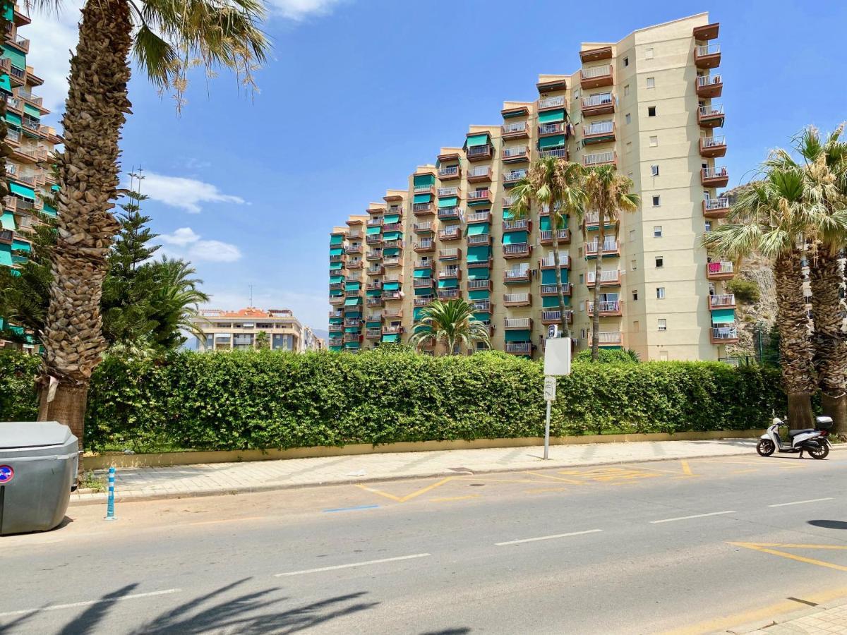 Genial Apartamento En 1A Linea De Playa Con Piscina อัลมูเญการ์ ภายนอก รูปภาพ