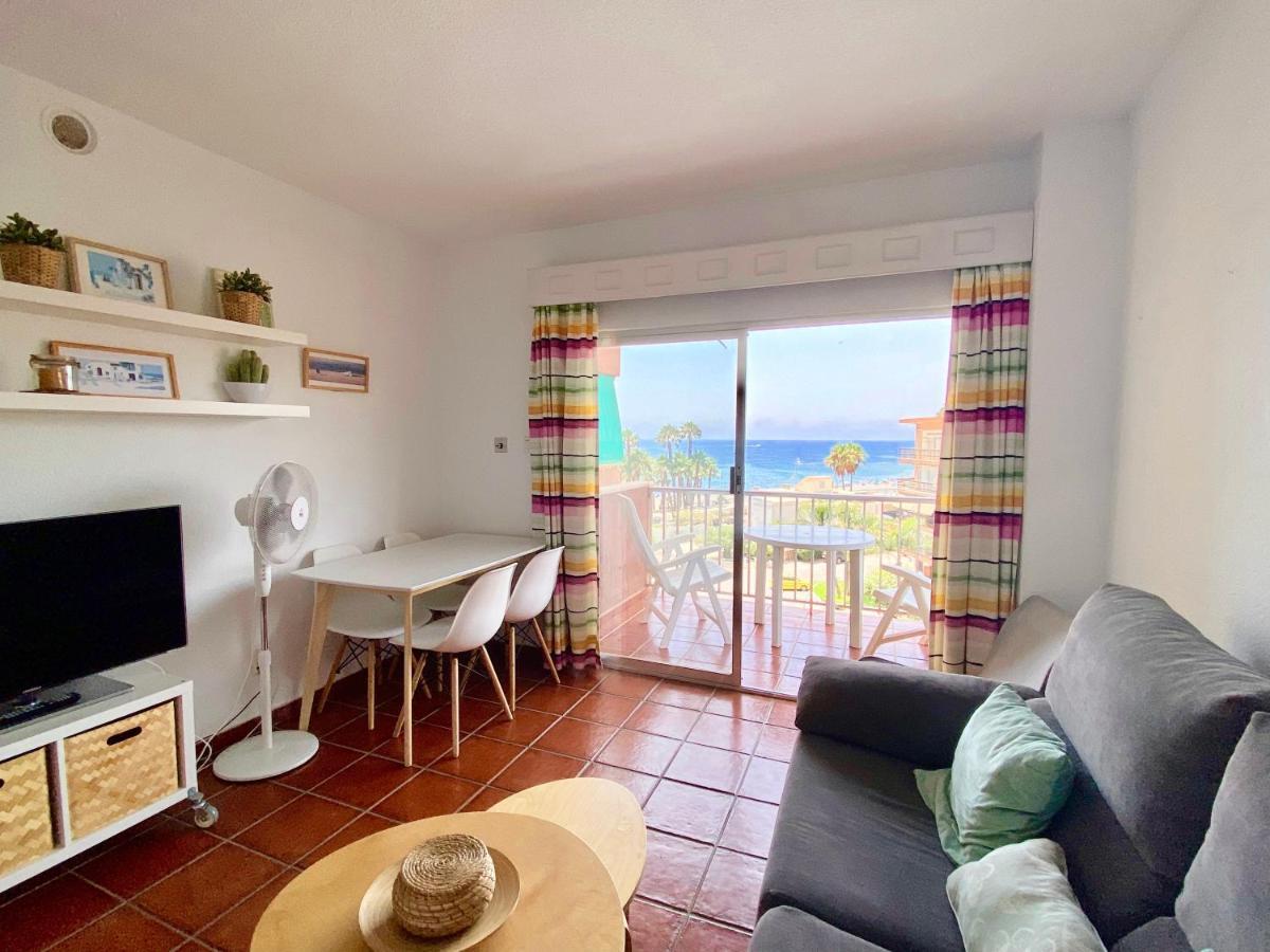 Genial Apartamento En 1A Linea De Playa Con Piscina อัลมูเญการ์ ภายนอก รูปภาพ