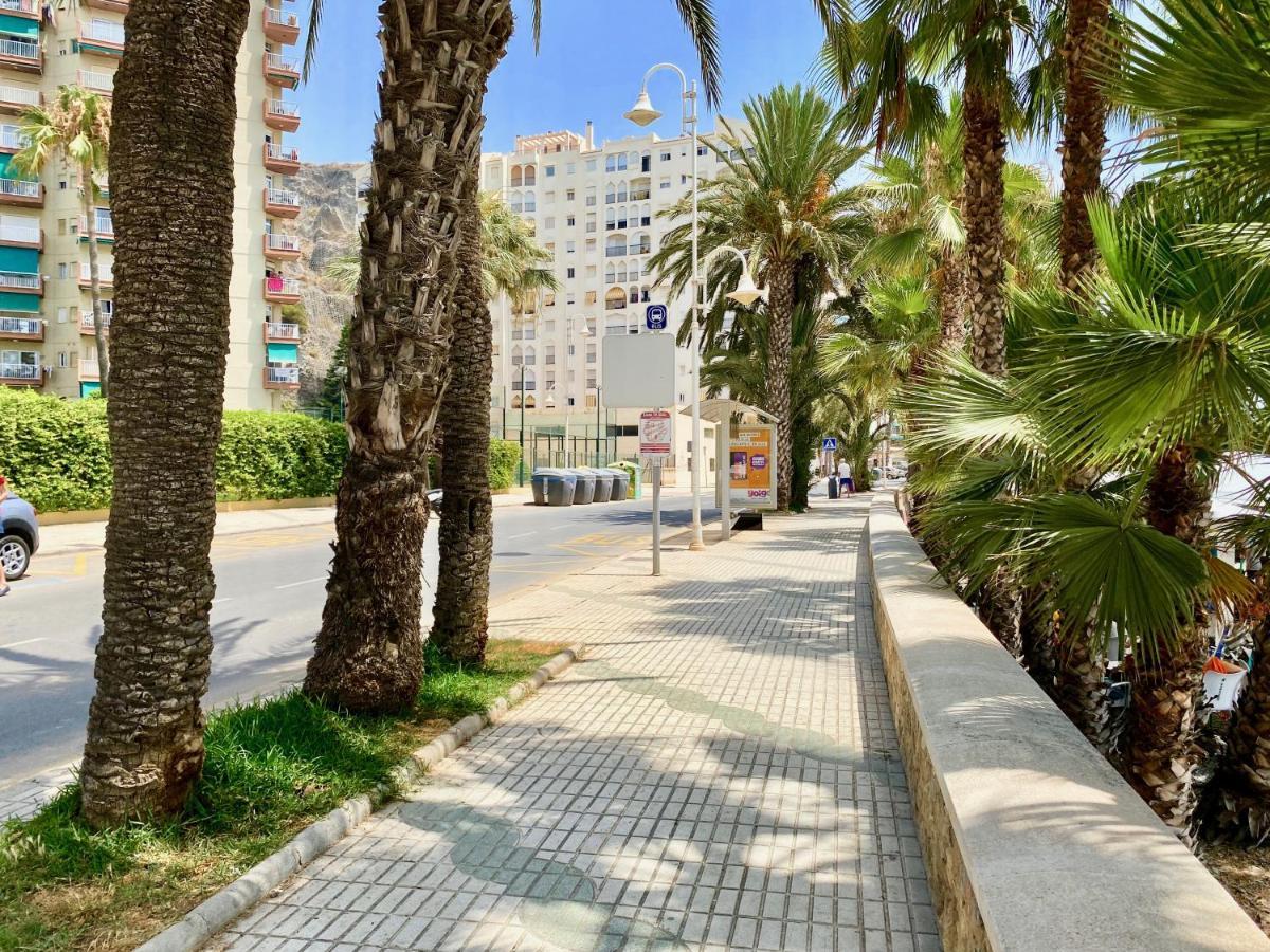 Genial Apartamento En 1A Linea De Playa Con Piscina อัลมูเญการ์ ภายนอก รูปภาพ